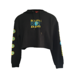 WastedParis crop sweatshirt hoodie Eclipse 1