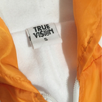True Vision long jacket-white orange-4