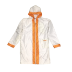 True Vision long jacket white-orange 1