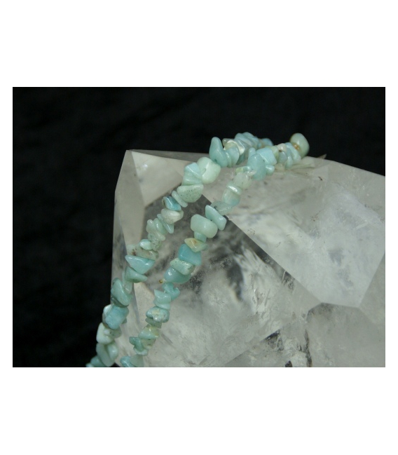 Collier amazonite lithosud