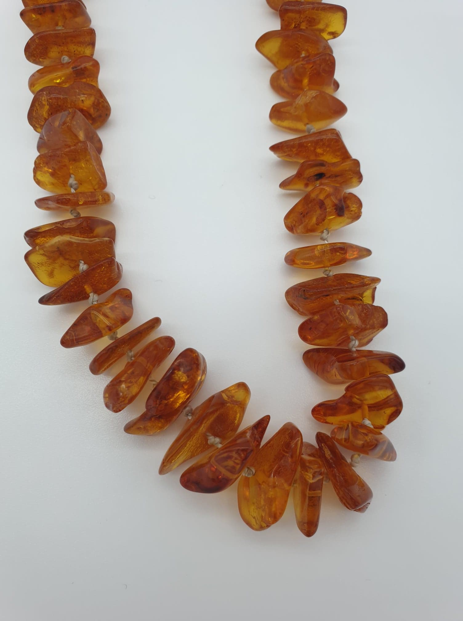 LIGURIUS Collana In Ambra Baltica Naturale E Argento 925 Con Ciondolo Tune Melody - Catena Regolabile 45-50 Cm In Conf. Regalo