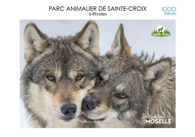 Puzzle Loups Parc animalier de Sainte-Croix - Puzzles - MOSL