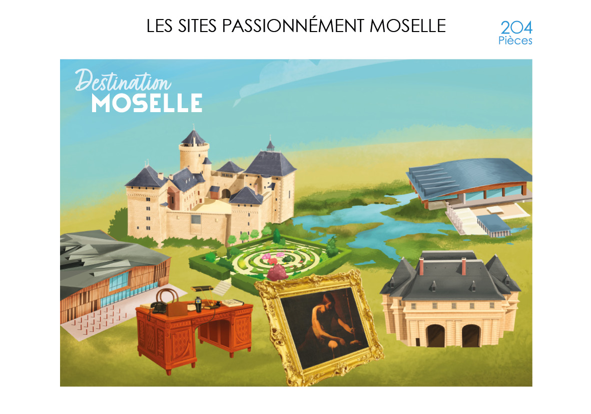 Puzzle Sites Passionnément Moselle - spécial enfants
