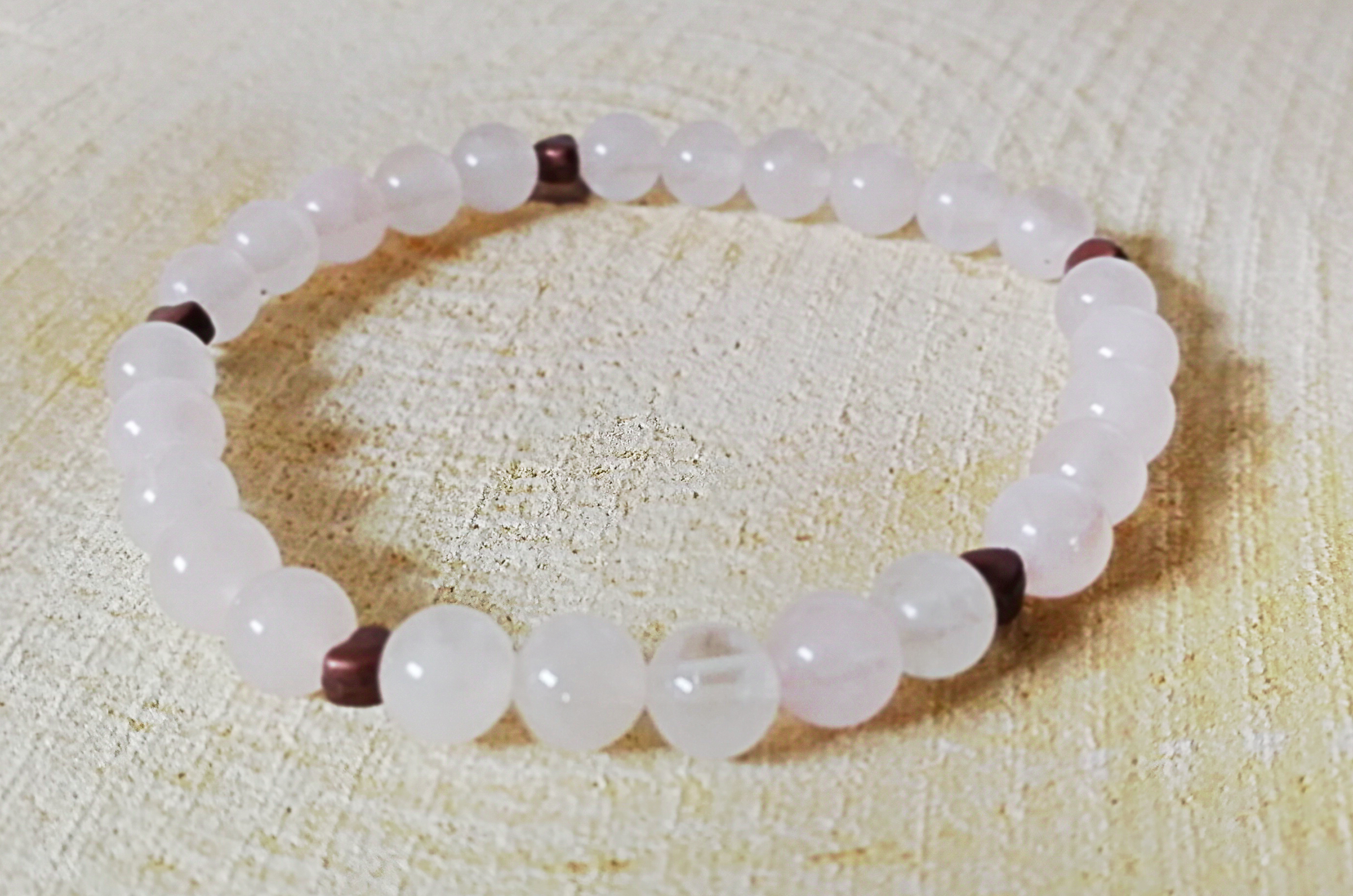 QUARTZ ROSE COEUR 6