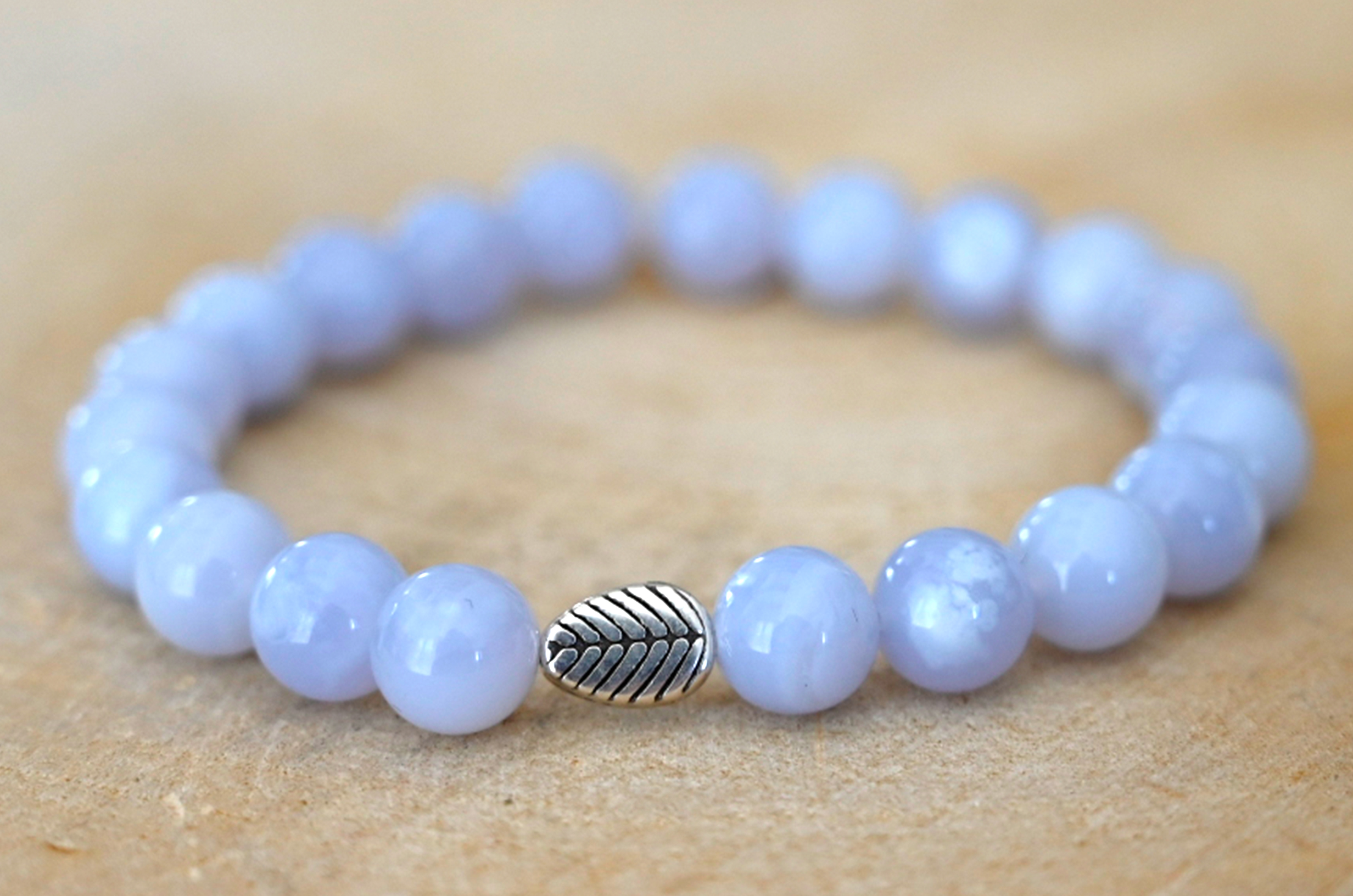 Calcédoine Bleu Plume