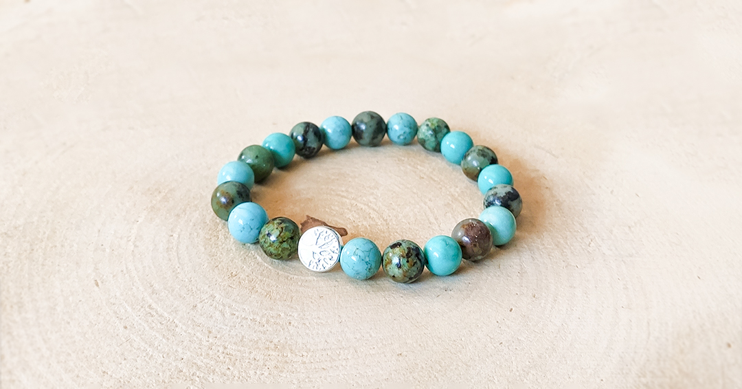 Turquoise bleu et Turquoise Africaine