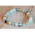 Amazonite spiral doré