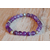 Amethyste spirale argent