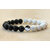 Howlite  Tourmaline noire YIN YANG