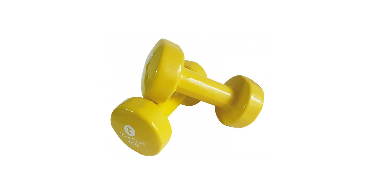 Paire D'haltères époxy 5 Kg (10 Kg Au Total) - Revêtement Vinyle Noir, 20 Cm De Longueur, Pour Musculation à Domicile - 3