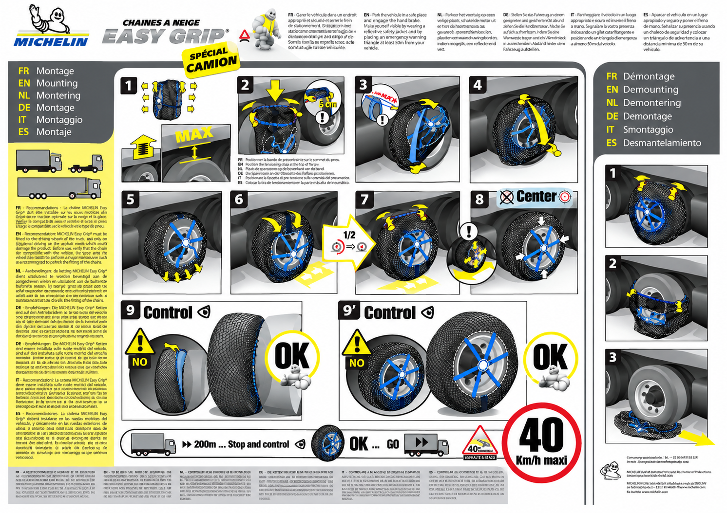 MICHELIN EASY GRIP PL EVO BLEU 7