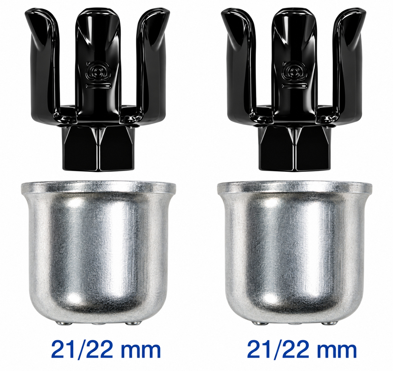 Pack de 2 douilles de vissage pour écrou de roue 21/22mm - Chaines Neige PEWAG