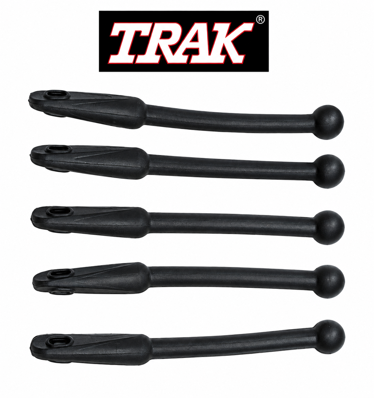 Pièce détachée TRAK - Lot de 5 tendeurs gomme noir TRAK