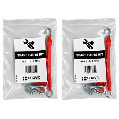 Pack de 2 kits de réparation pour chaines neige 4x4 - SUV - Camping Car - Utilitaire