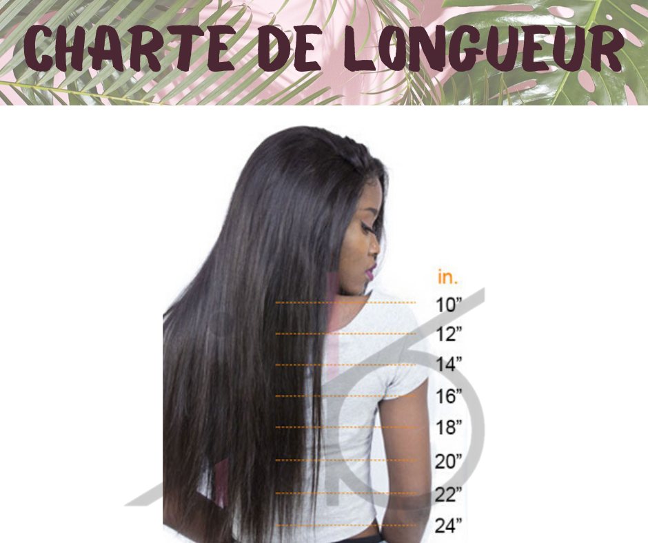 Clips cheveux afro lisse