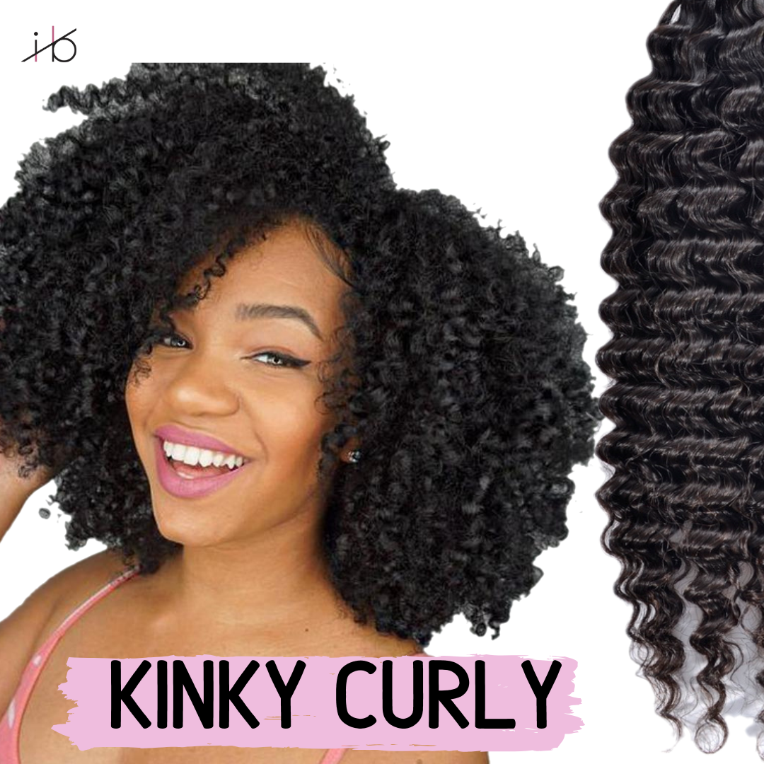 bundle tissage kinky curly frisé