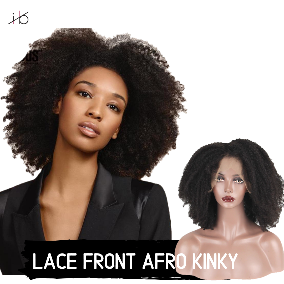 perruque lace front afro