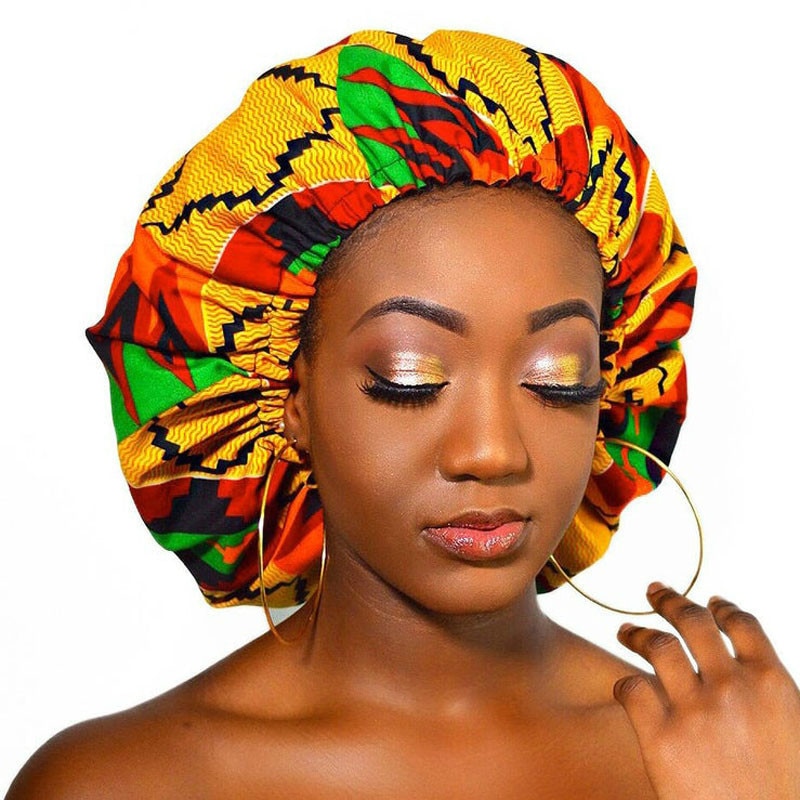BONNET EN SATIN DOUBLE-FACE