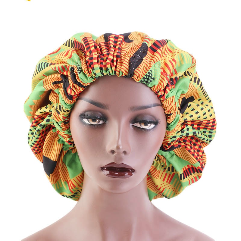 New-Extra-Large-Satin-Lined-Bonnet-Women-Big-Size-Beauty-Print-Satin-Silk-Bonnet-Sleep-Night