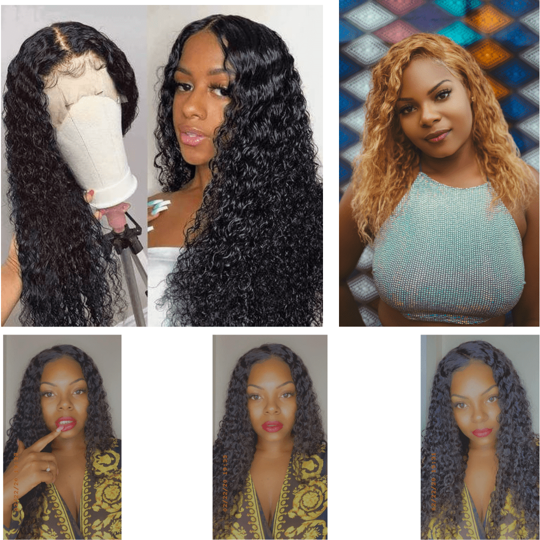 perruque lace front kinky curly issa hair