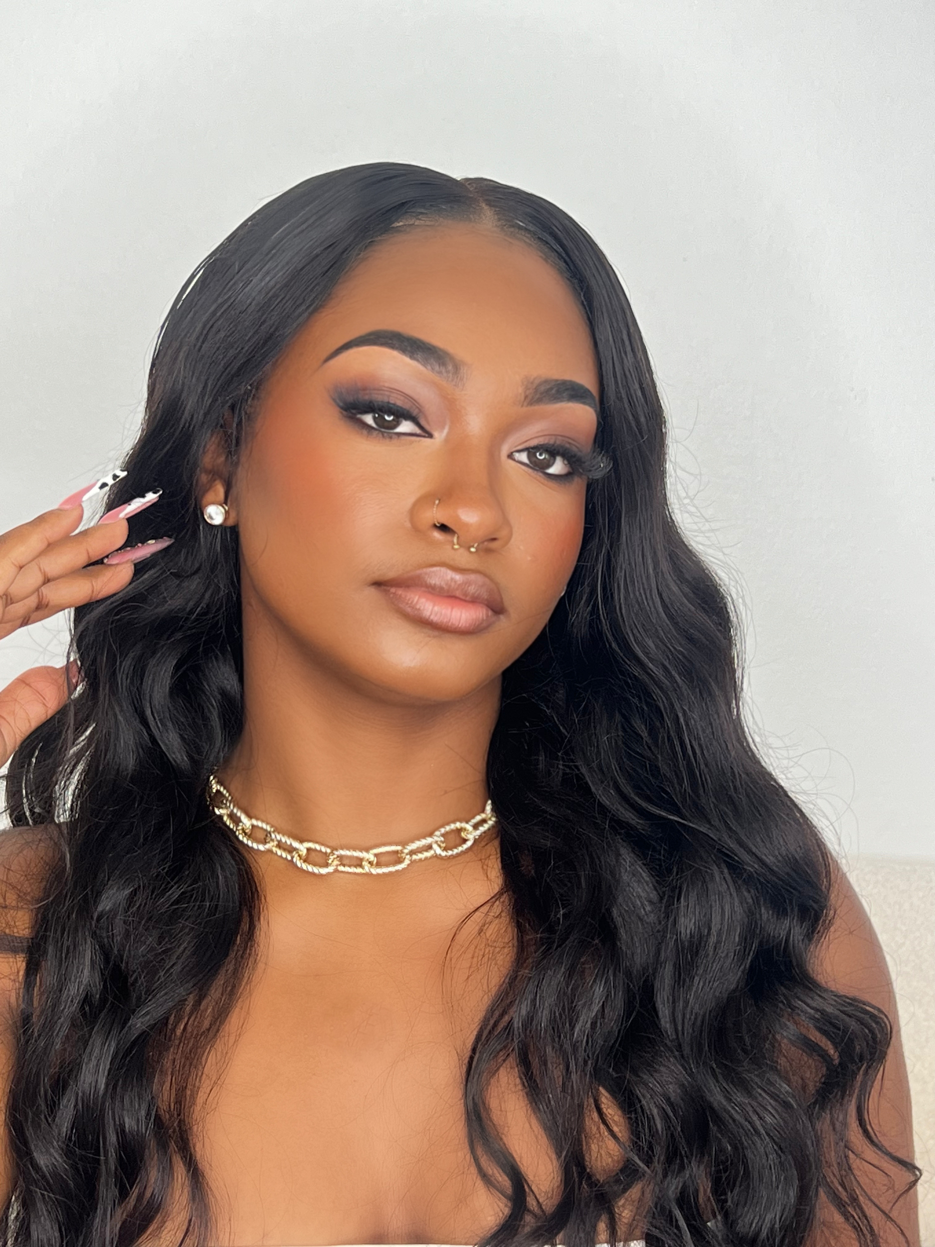 Body Wave PERRUQUE CLOSURE Pré-custom 13*4 Baby hairs