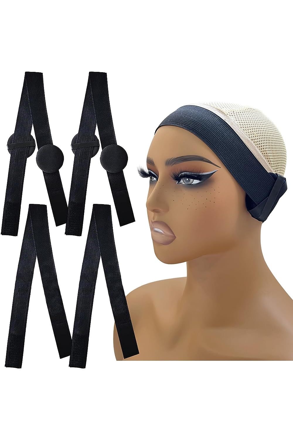 Elastic band pour baby hairs avec protège oreilles