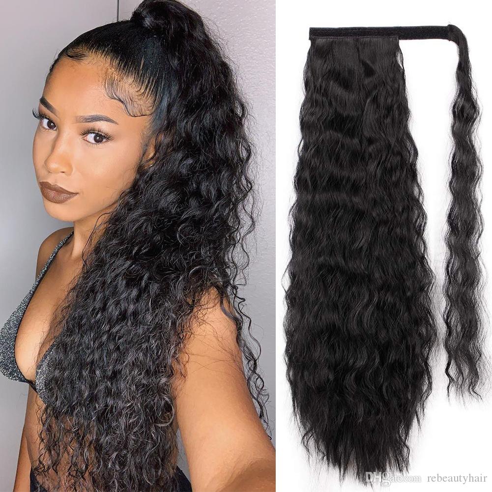 deep wave ponytail