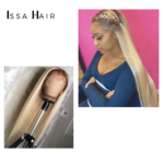 PERRUQUE BLONDE 613 CHEVEUX INDIENS VIERGES ISSAHAIR