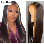 perruque lisse blond 1b