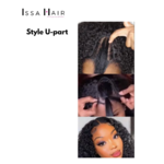 u-part kinky curly issahair