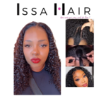 upart wig kinky curly issahair