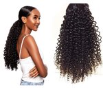 deep curly ponytail