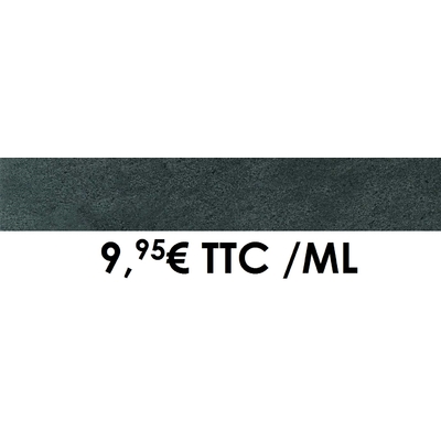 Plinthe carrelage 8x45cm Anthracite (Boîte de 13,50 ML)