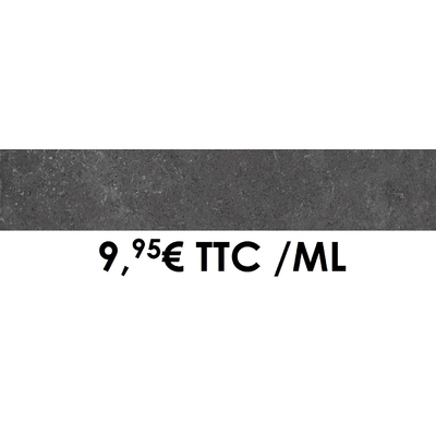 Plinthe carrelage 7x60cm Anthracite (Boîte de 9,00 ML)