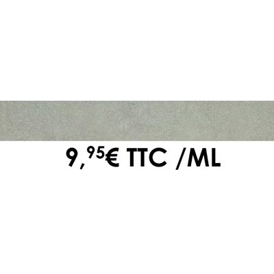 Plinthe carrelage 7,5x60cm Grey (Boîte de 9,60 ML)