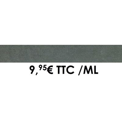 Plinthe carrelage 7,5x60cm Anthracite (Boîte de 9,60 ML)