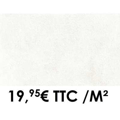 Faïence 20x50 cm White (Boîte de 1,40 m²)