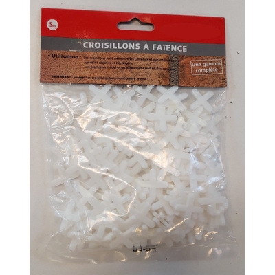 Croisillons à faïence 5mm (Sac de 200 pièces)