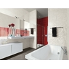 Marazzi 20x50 Cloud Ash + 20x50 Cloud Ash-Ruby Struttura Breeze 3D + 20x50 Cloud Ruby Decoro Lines