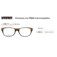 Clips Face & Cie - CIE 11 Colorama - Bayadère multicolor