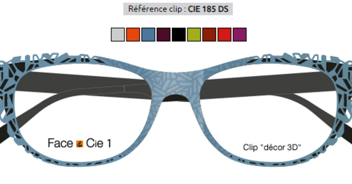 Clips Face & Cie - CIE 185 - Clips Face&Cie/Clips pour Face&Cie 1 ...