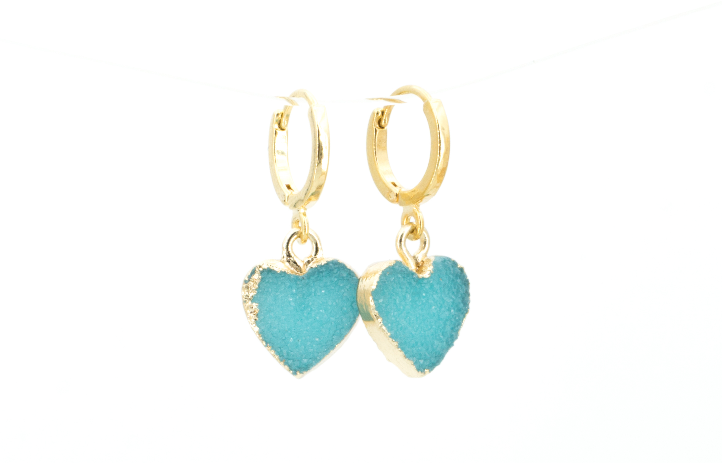 mini creoles coeur