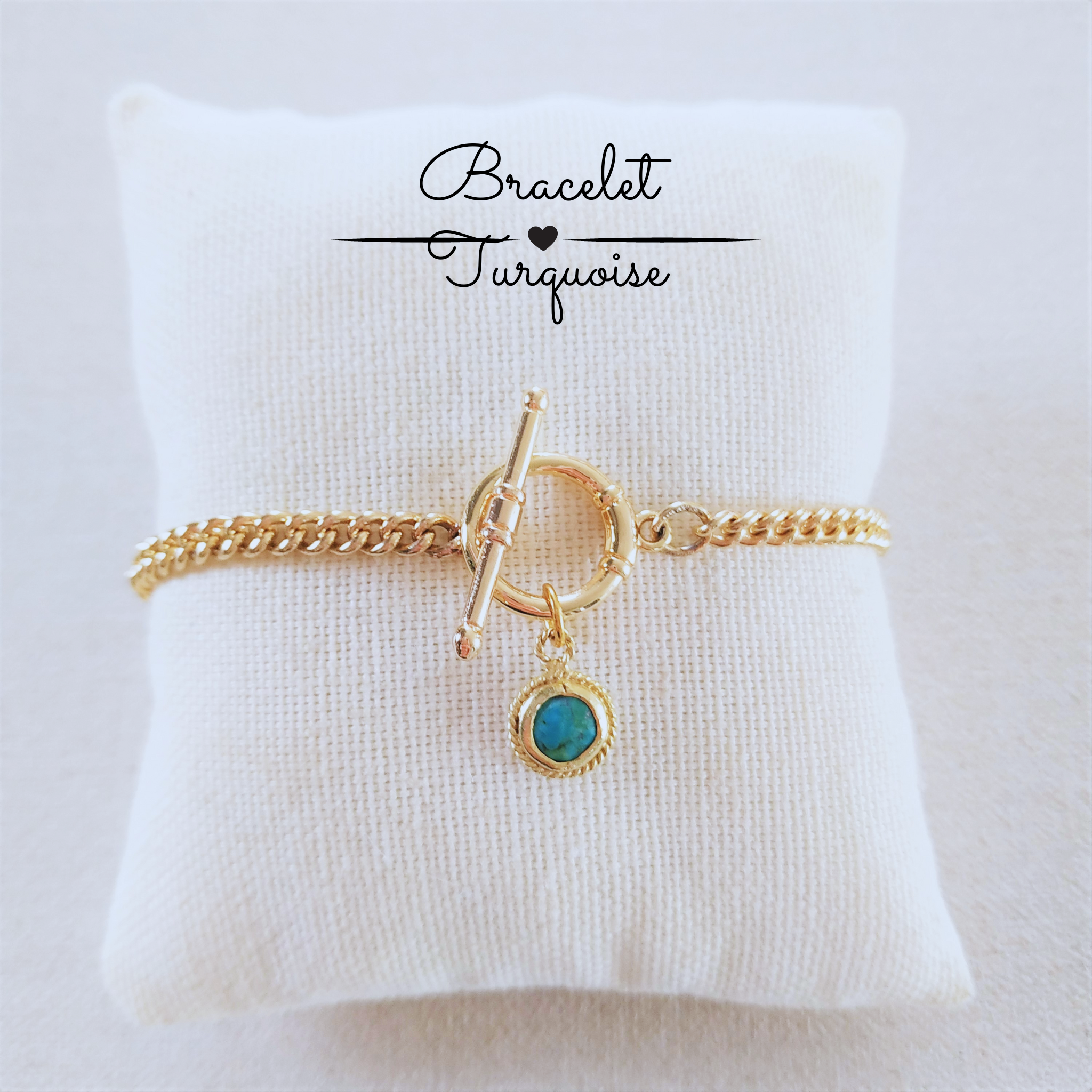 bracelet pierre naturelle turquoise
