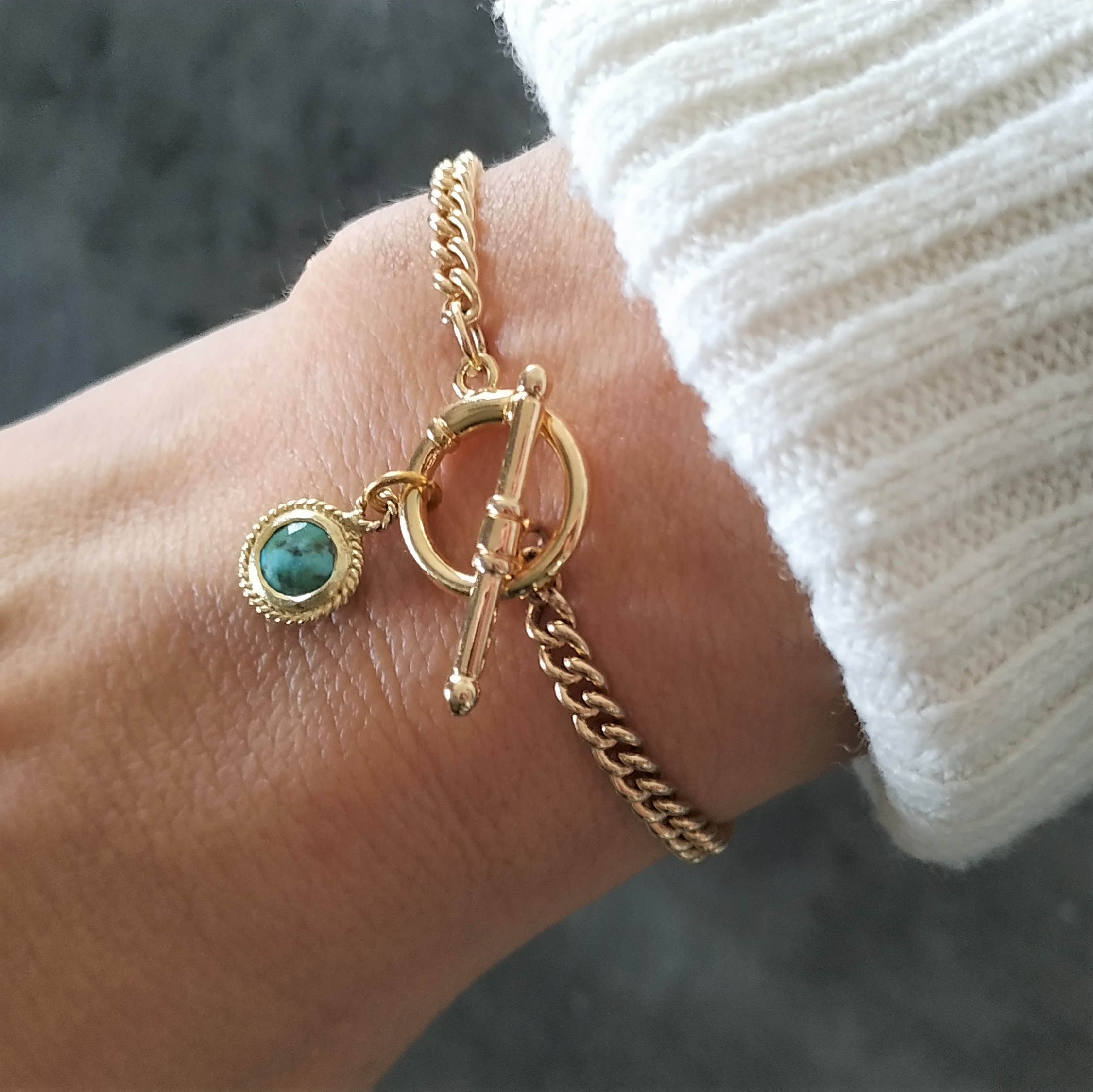 bracelet pierre naturelle turquoise