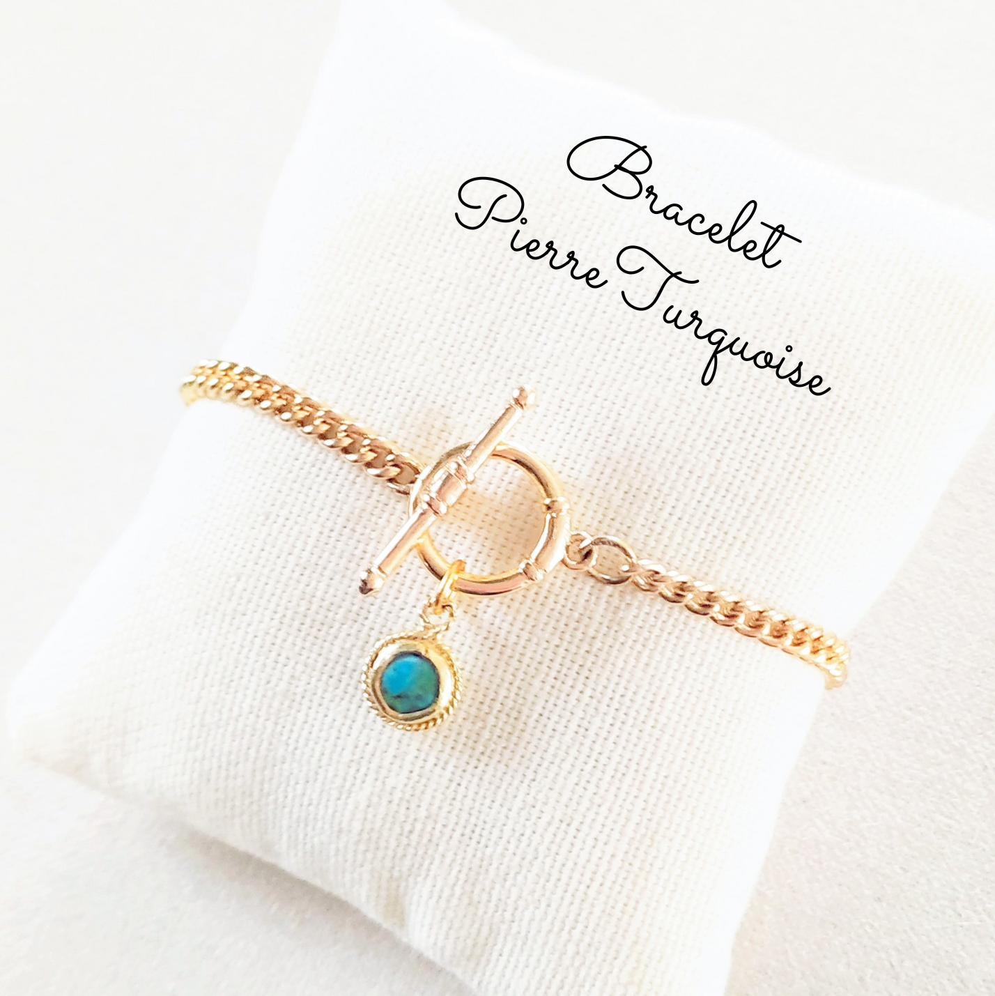 bracelet pierre naturelle turquoise