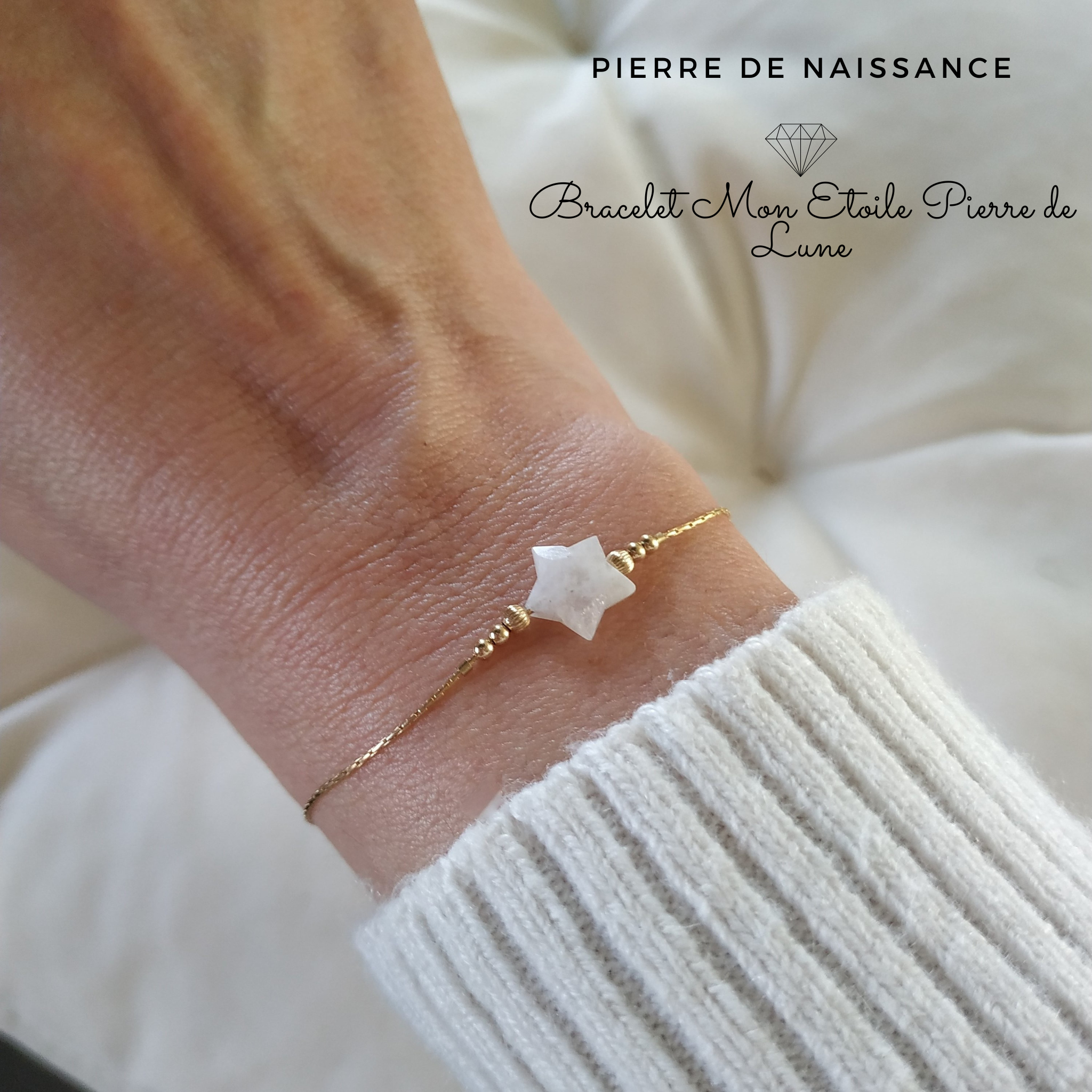 Bracelet Mon Etoile Pierre de Lune