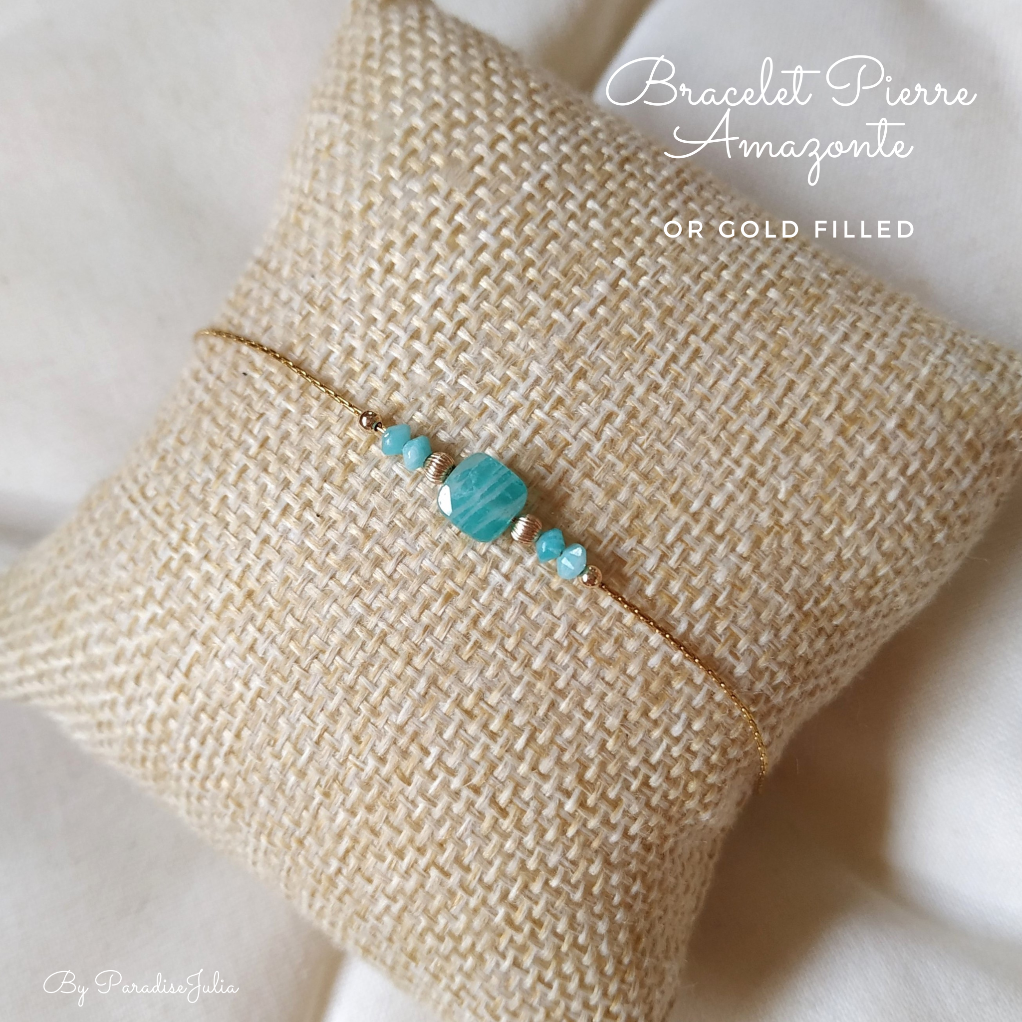 Bracelet Pierre Amazonte