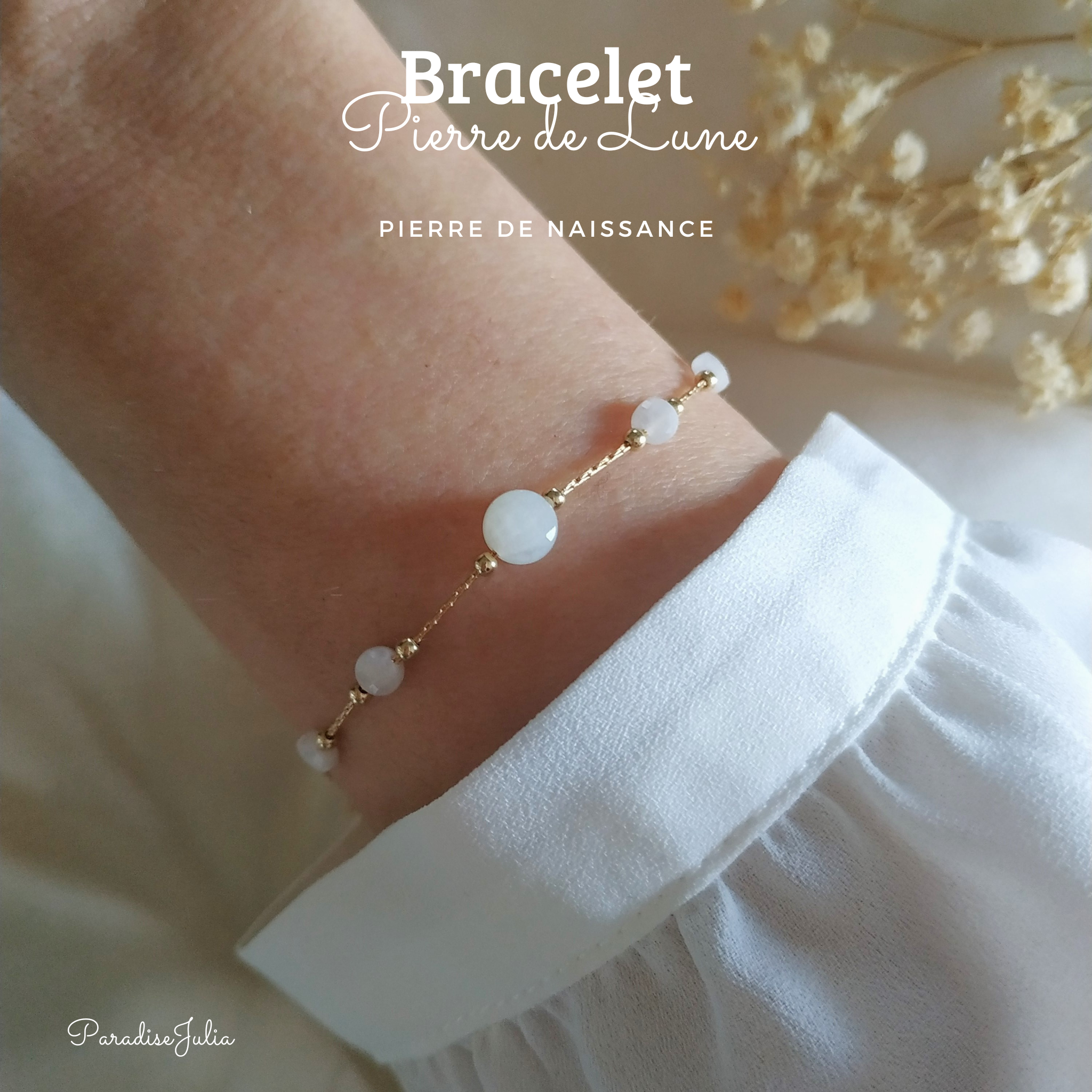 Bracelet Pierre de Naissance Juin Pierre de Lune (2)