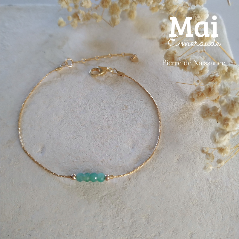 Pierre de Naissance-Mai Emeraude-Paradise Julia bijoux