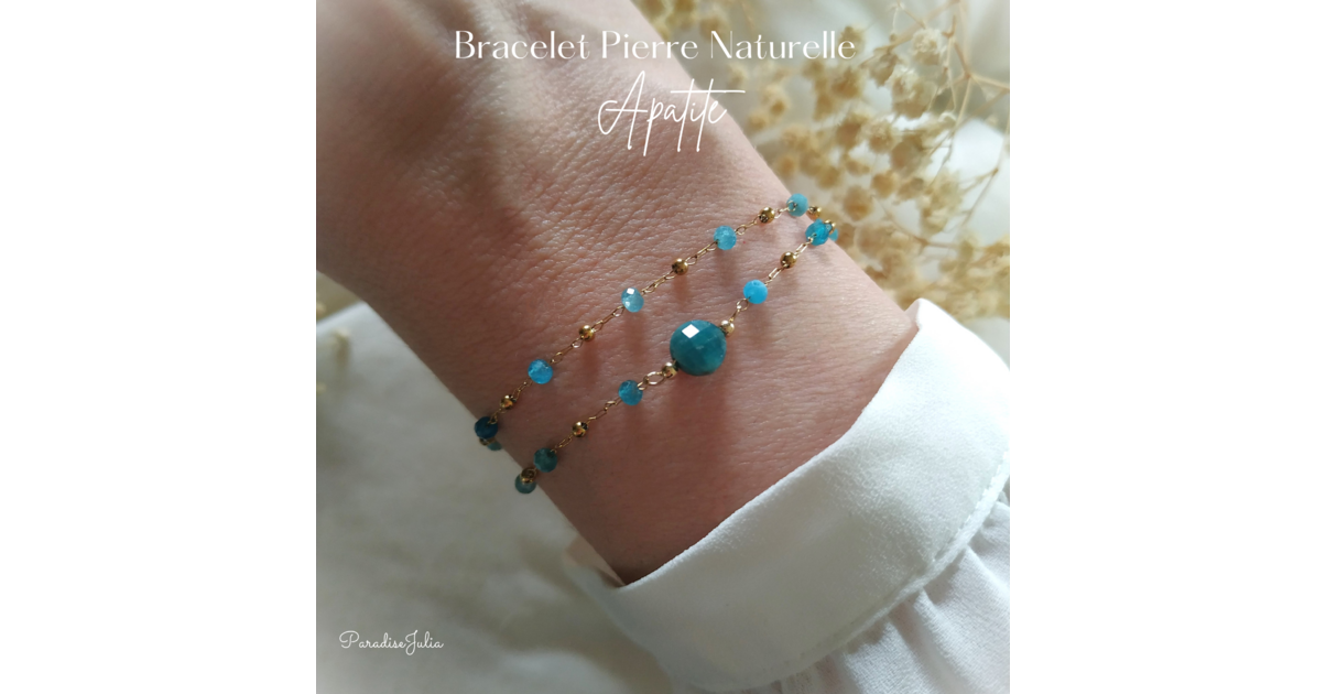Bracelet En Argent Sterling Avec Apatite Bleue Et Perles De Culture - Fait Main, Neuf Avec étiquettes